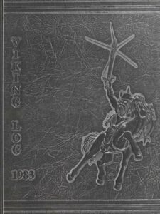 Viking Log 1983 Yearbook Cover
